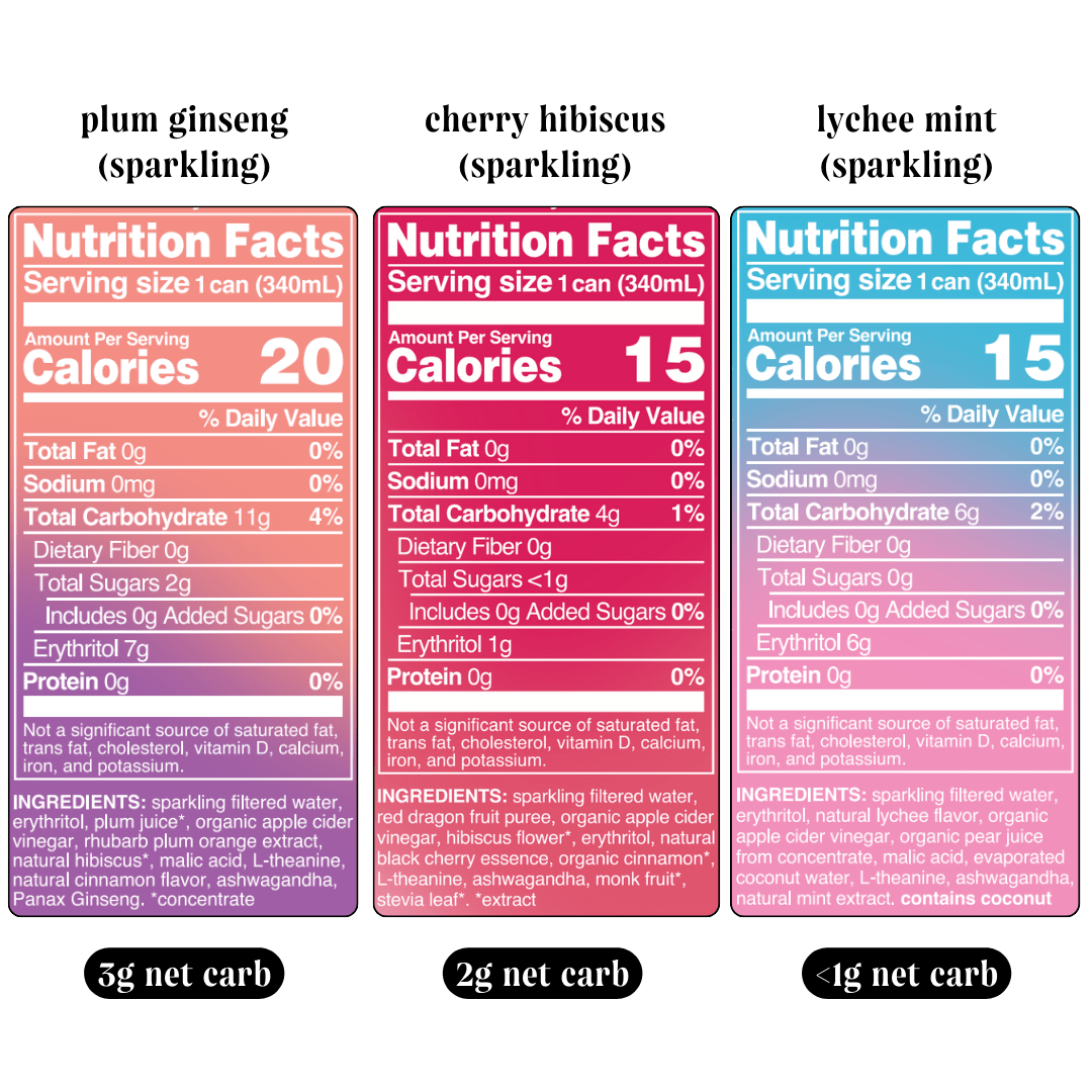 bestsellers (sparkling mocktail | 12 pack)