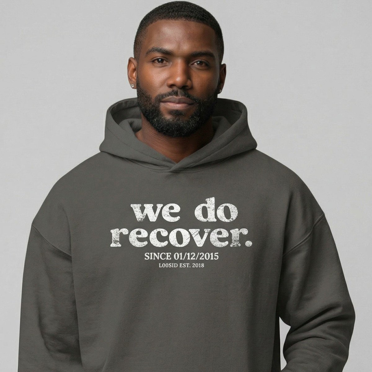 Recovery Hoodie | We Do Recover Since Unisex Hoodie with Custom Sobriety Date