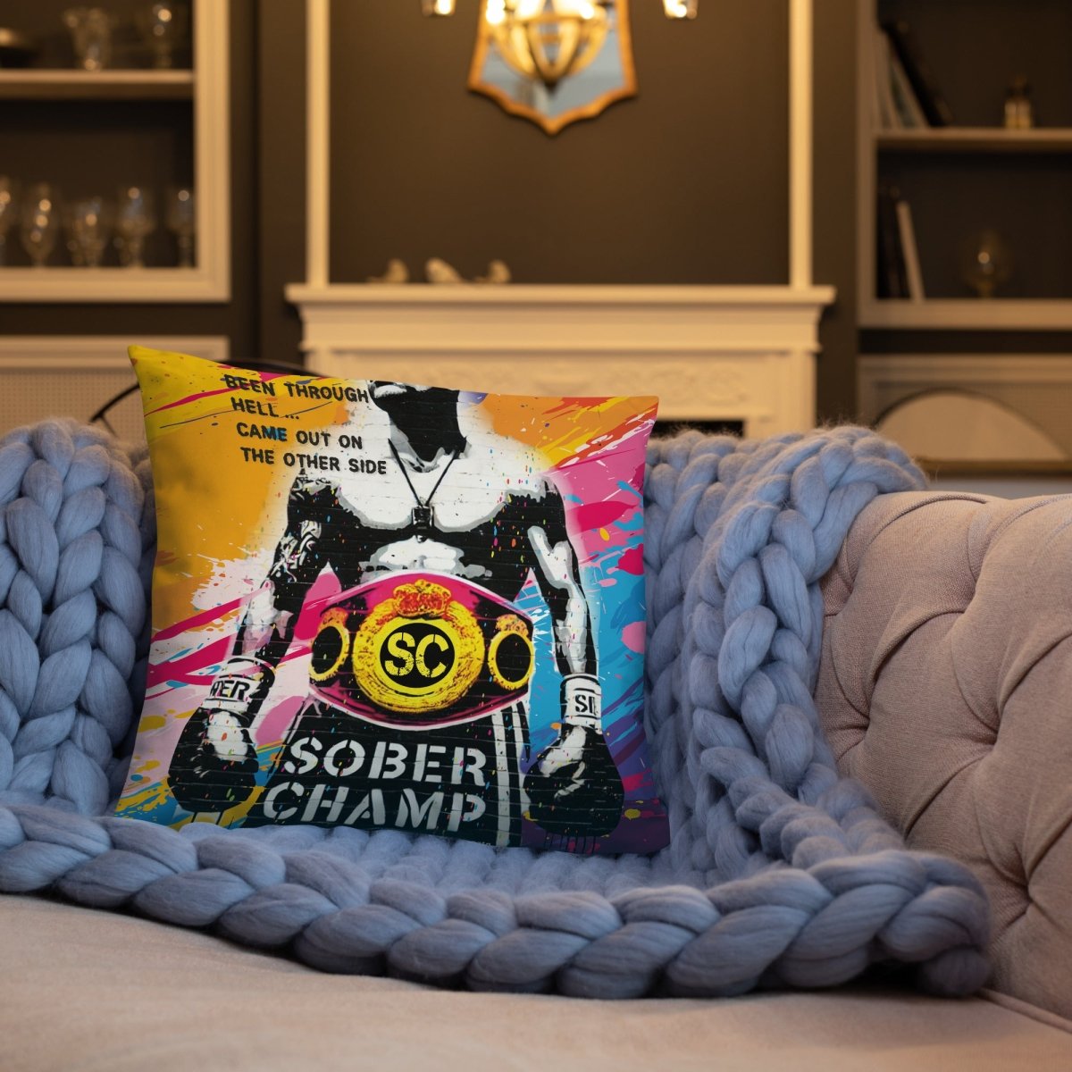 everyday sober pillow display