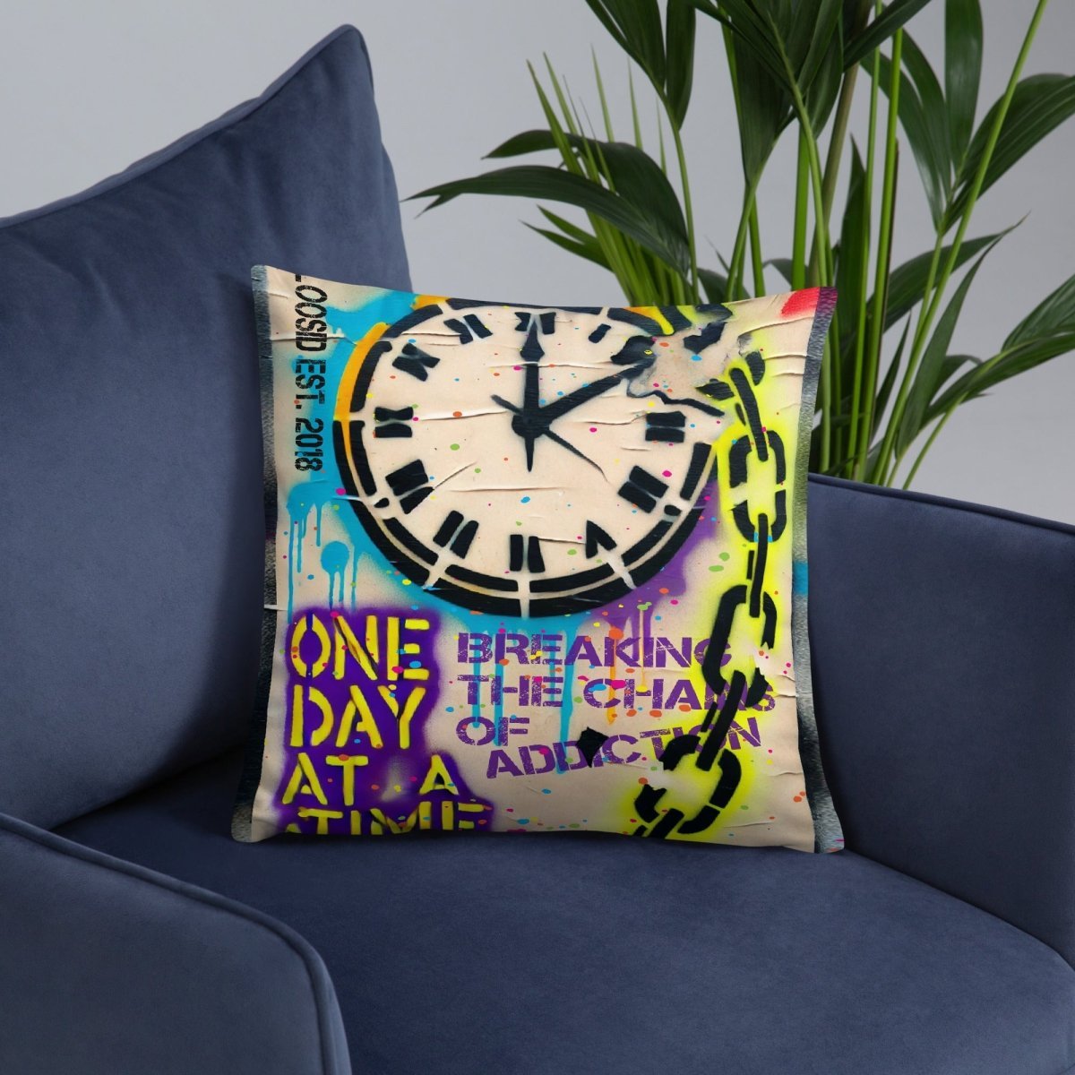 One Day At A Time Pillow