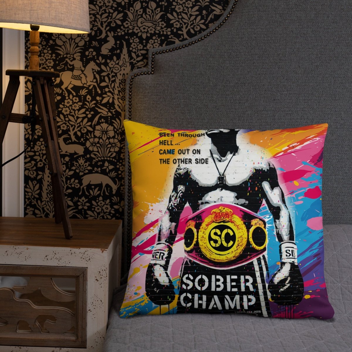 premium sober pillow product photo