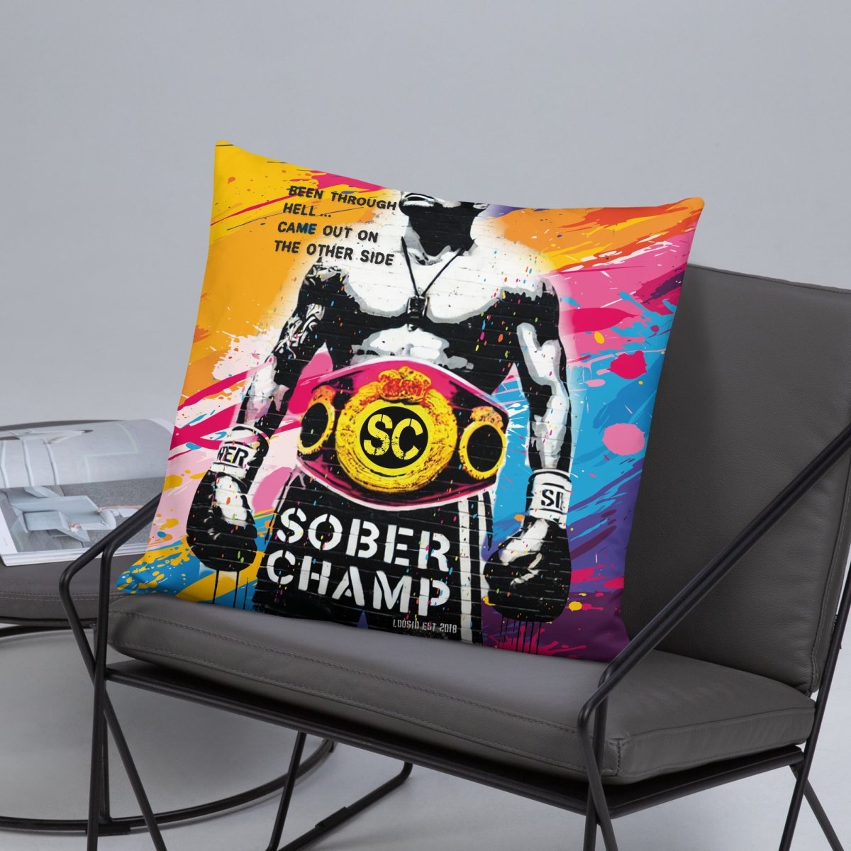 simple sober pillow lifestyle photo