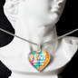 Recovery Sober Since Heart Necklace w/Presonalized Sober Date