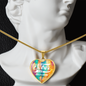 Recovery Sober Since Heart Necklace w/Presonalized Sober Date
