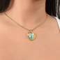 Recovery Sober Since Heart Necklace w/Presonalized Sober Date