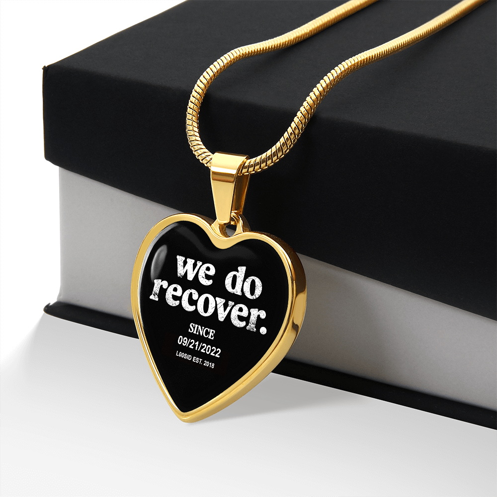 We Do Recover Heart Sober Jewelry close-up view (view 12)