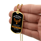 We Recover Loudly Dog Tag