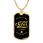 Mar Loosid Sober Since Dog Tag w/Personalized Sobriety Date