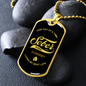 Mar Loosid Sober Since Dog Tag w/Personalized Sobriety Date