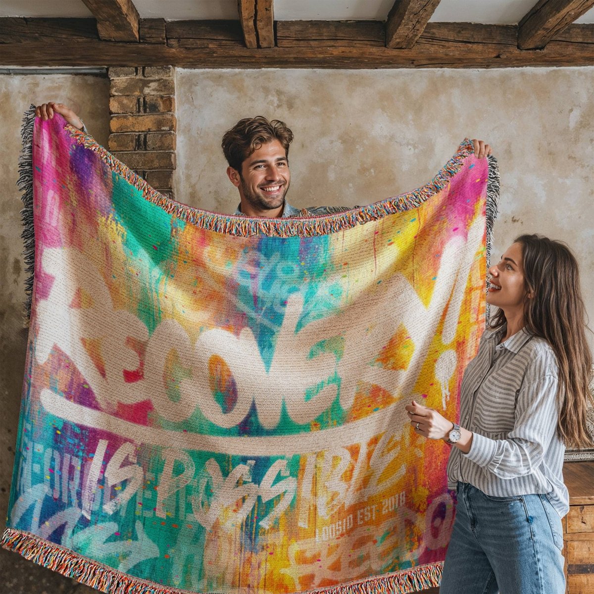 Recovery Is Possible Heirloom Woven Blanket