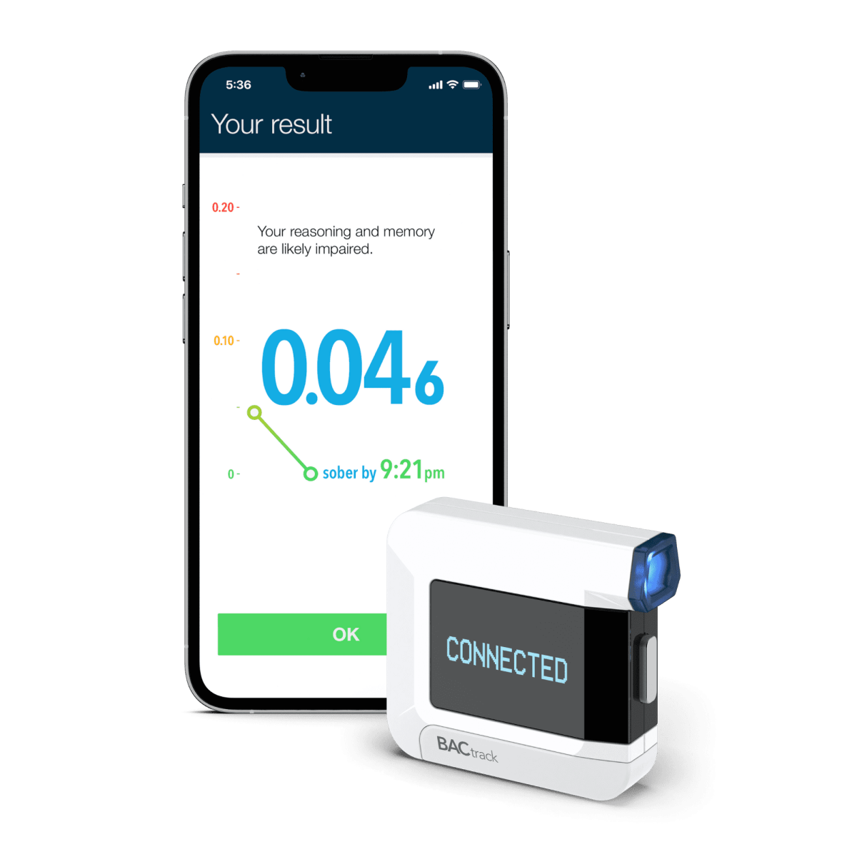 BACtrack C8 product layout