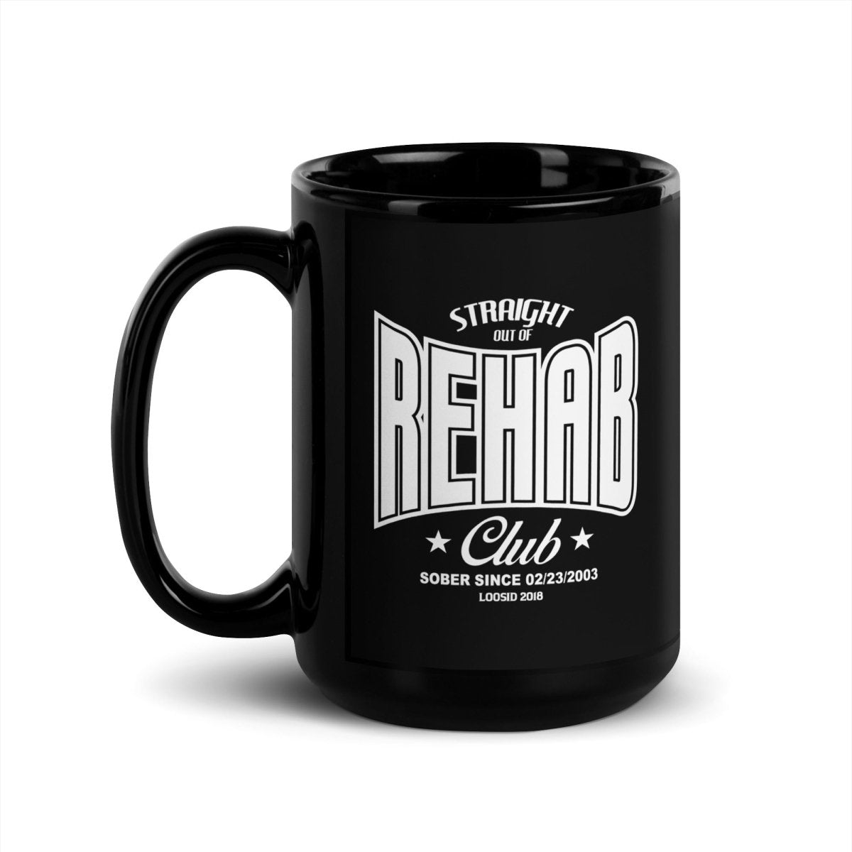 Rehab Sober Coffee Mug graphic detail (view 4)