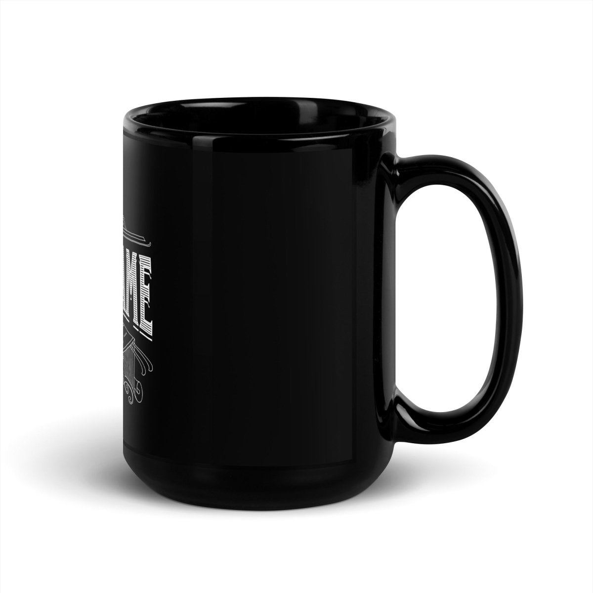 F*ck Shame Recovery Statement Sober Coffee Mug close-up view (view 2)