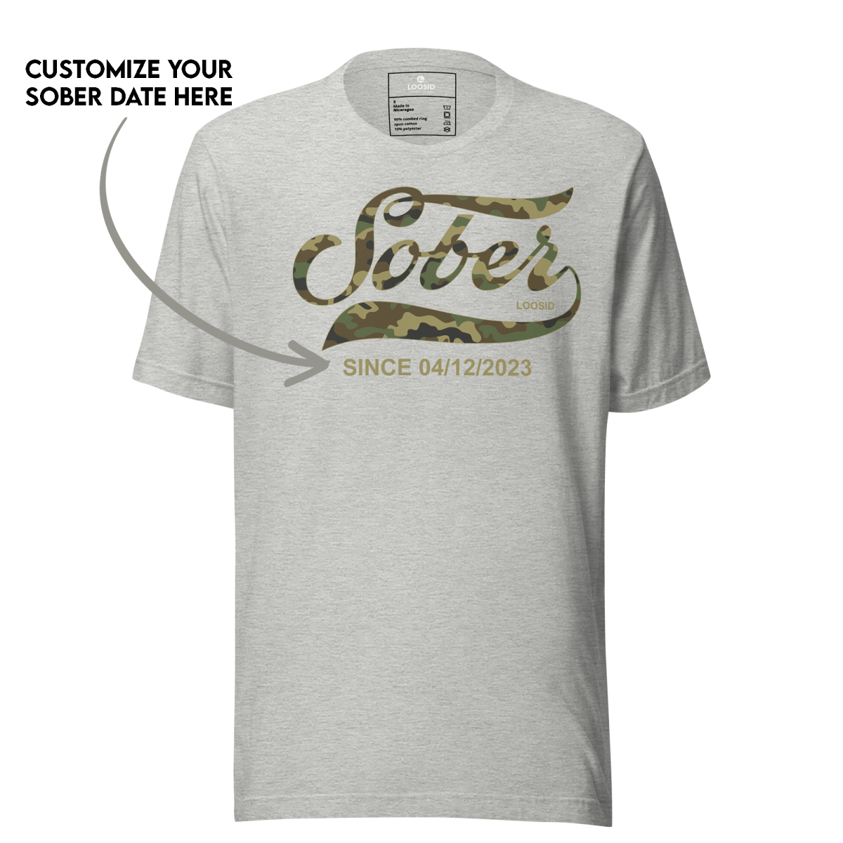 sober t shirt versatile piece for sober wardrobe