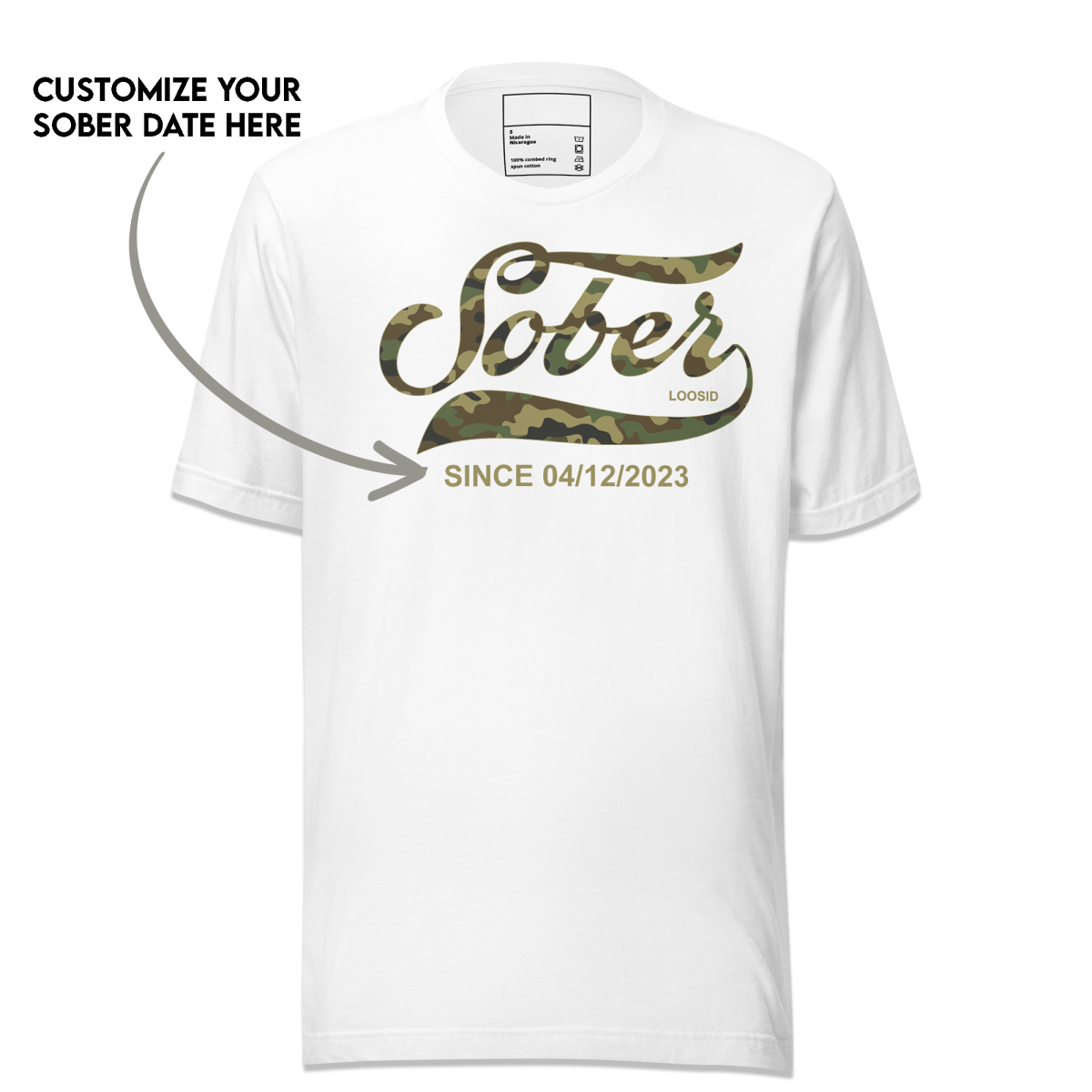 sober t shirt comfortable and stylish recovery wear