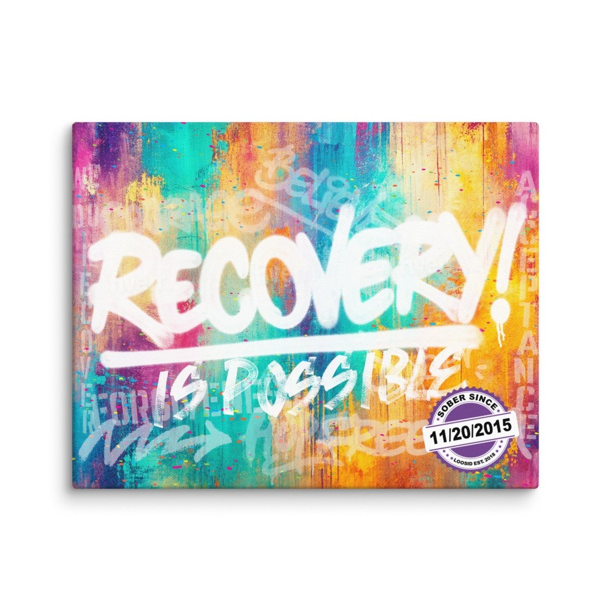 Recovery Is Possible Sobriety Art graphic detail (view 4)
