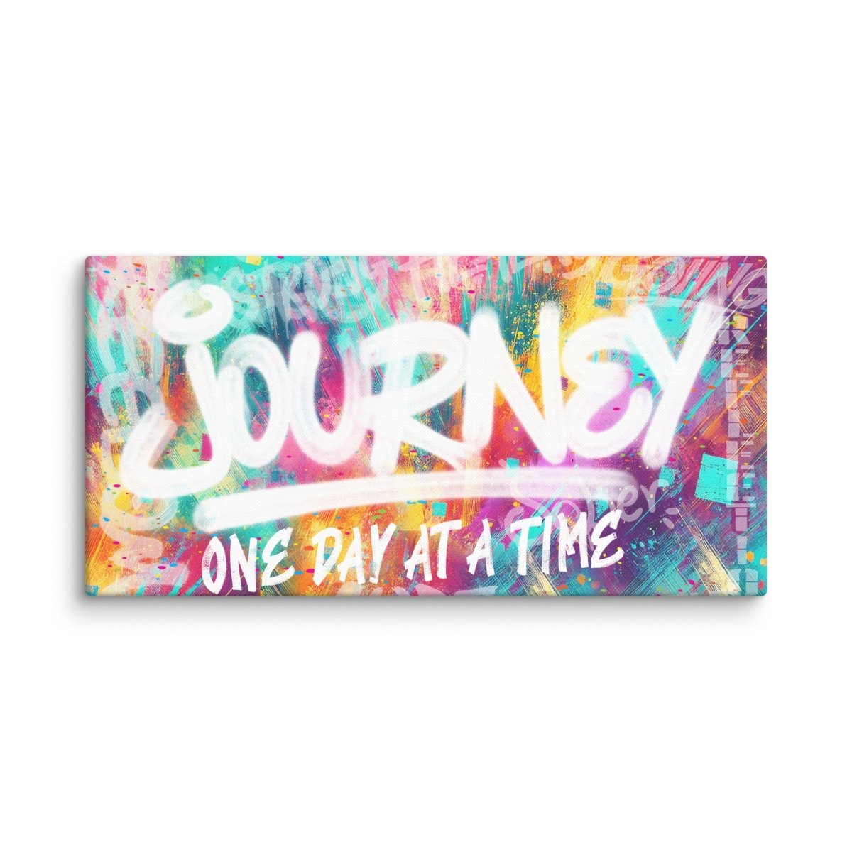 Journey One Day At A Time Sobriety Art graphic detail (view 4)