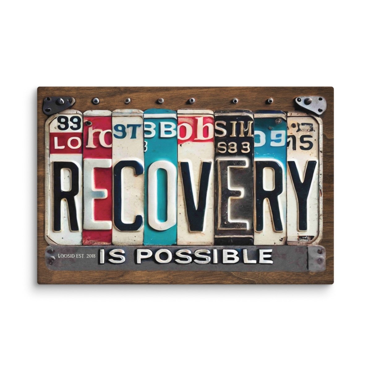 Motivational sobriety art for home or office decor