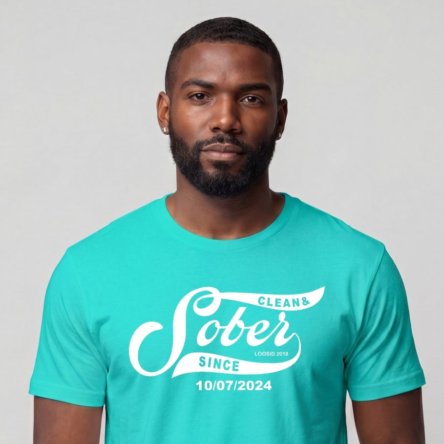 Sober T Shirt | Personalized Sober Since Shirt with Custom Date