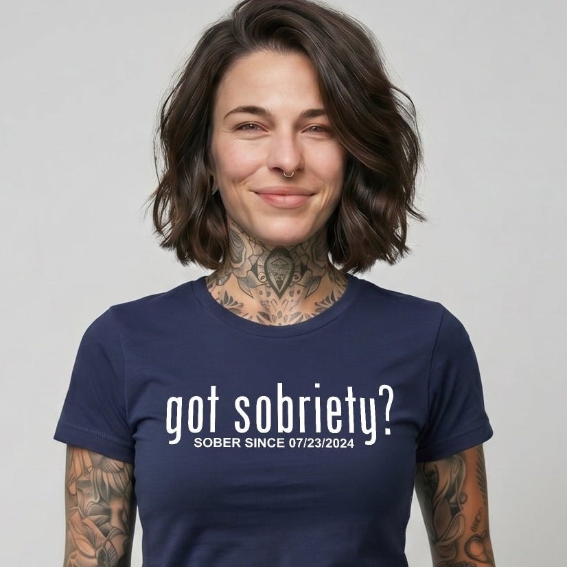 Clean T Shirt | Women’s Got Recovery Tee with Custom Recovery Date