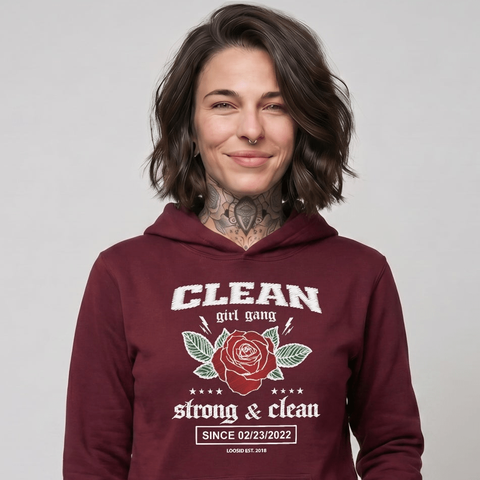 Clean Girl Gang Strong & Clean Crest Recovery Hoodie product photo (view 30)