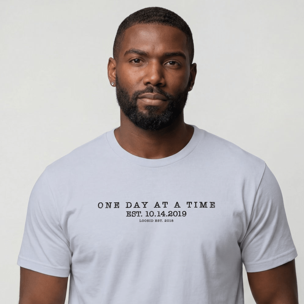 Sober T Shirt | Men's One Day At a Time Tee