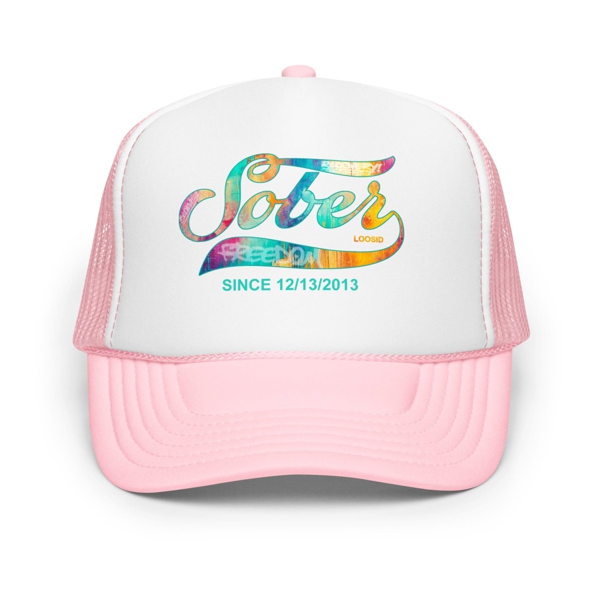 Women's Recovery Trucker Hat w/ Personalized Sobriety Date
