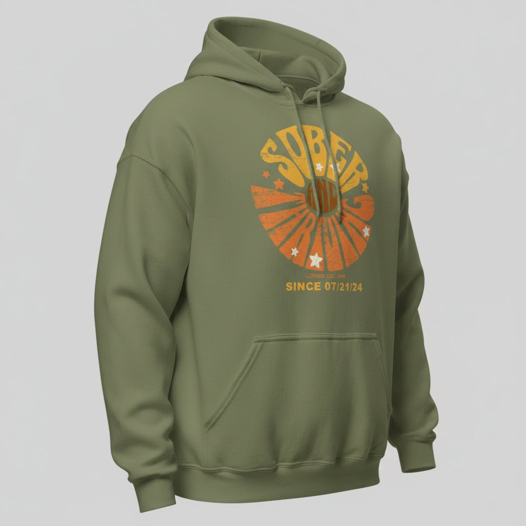 Sober & Thriving Women's Personalized Hoodie