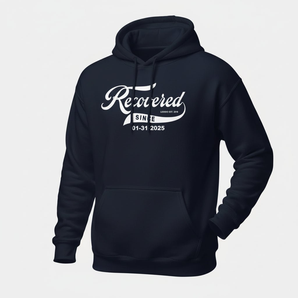 Recovered Since Recovery Hoodie featuring the design (view 11)