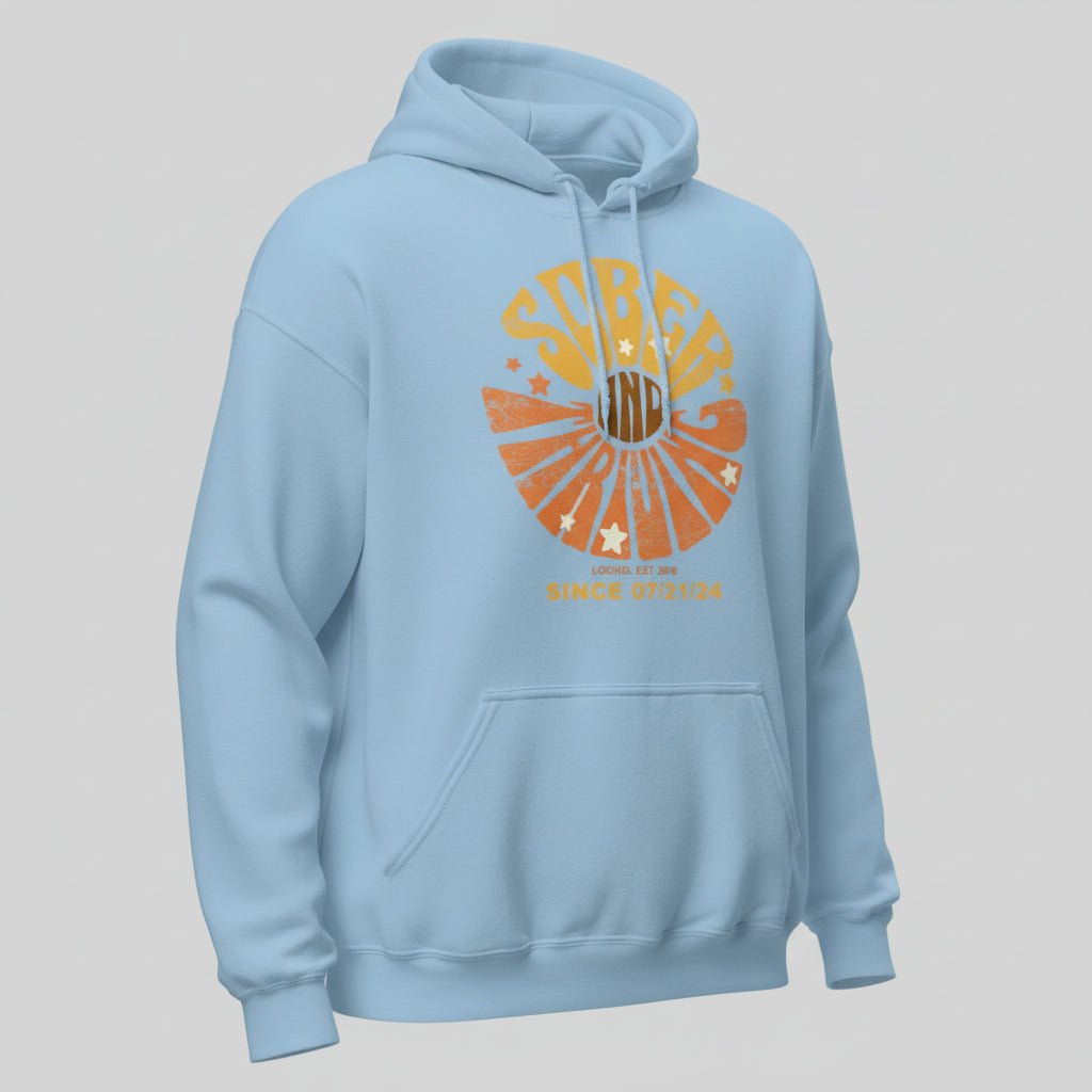 Sober & Thriving Women's Personalized Hoodie