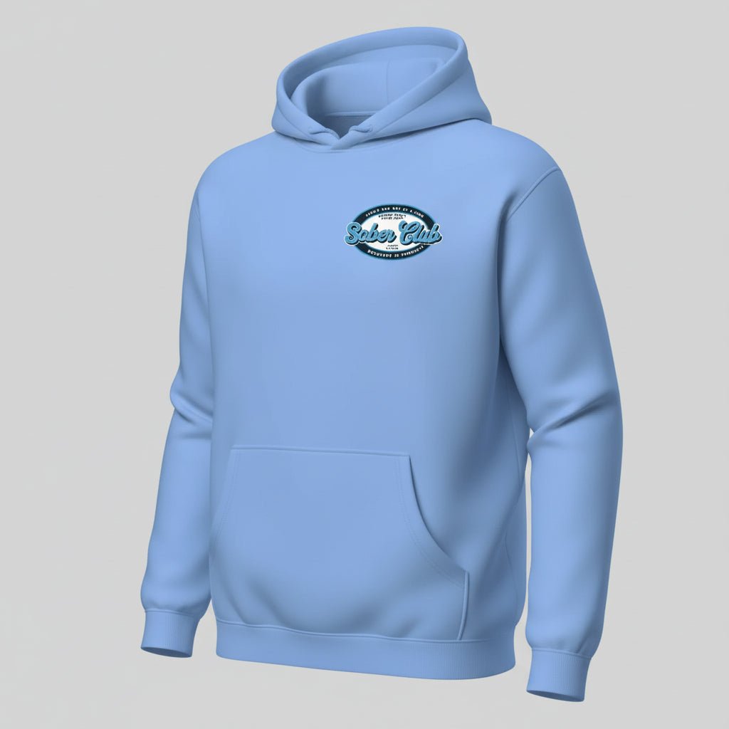 premium sober lifestyle recovery hoodie
