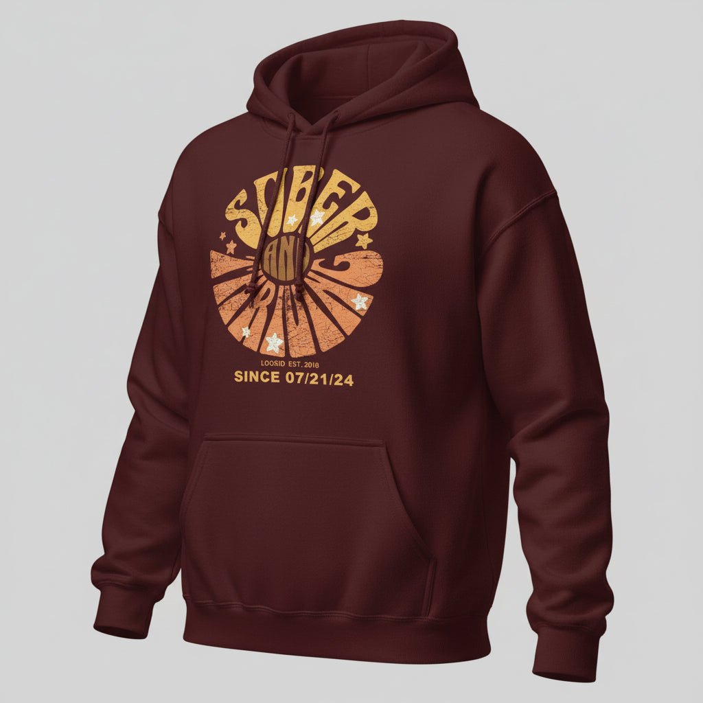 Sober & Thriving Women's Personalized Hoodie
