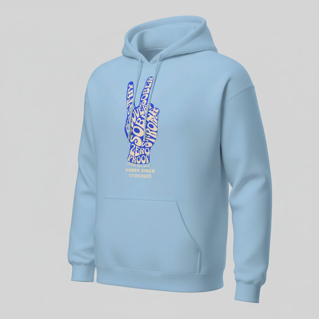 Peace & Sober Women's Personalized Hoodie