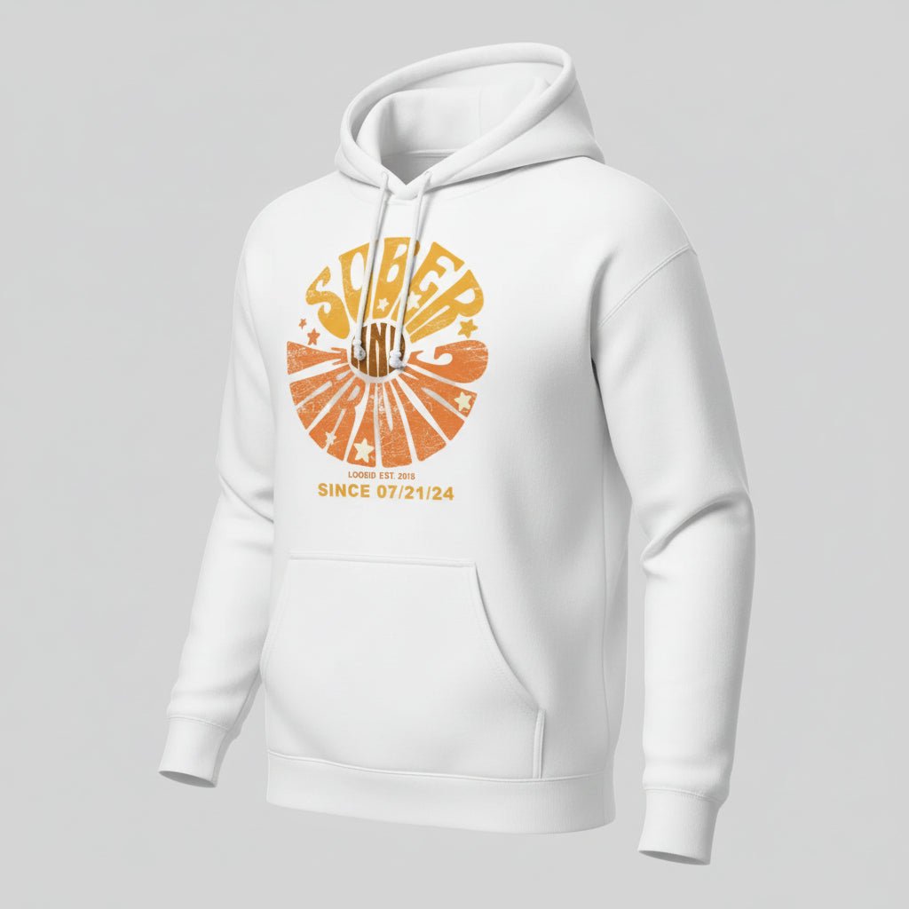 Sober & Thriving Women's Personalized Hoodie