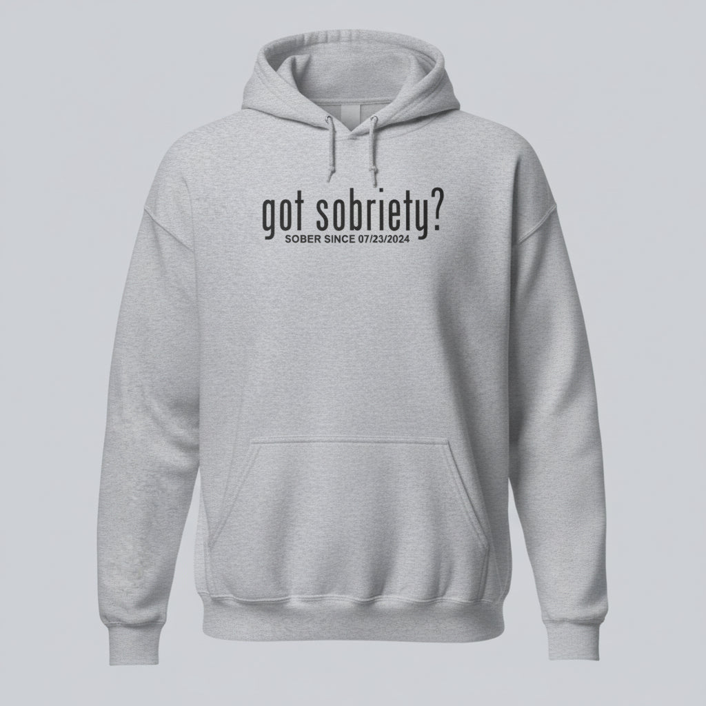Recovery Hoodie | Women’s Got Sobriety Hoodie with Custom Date