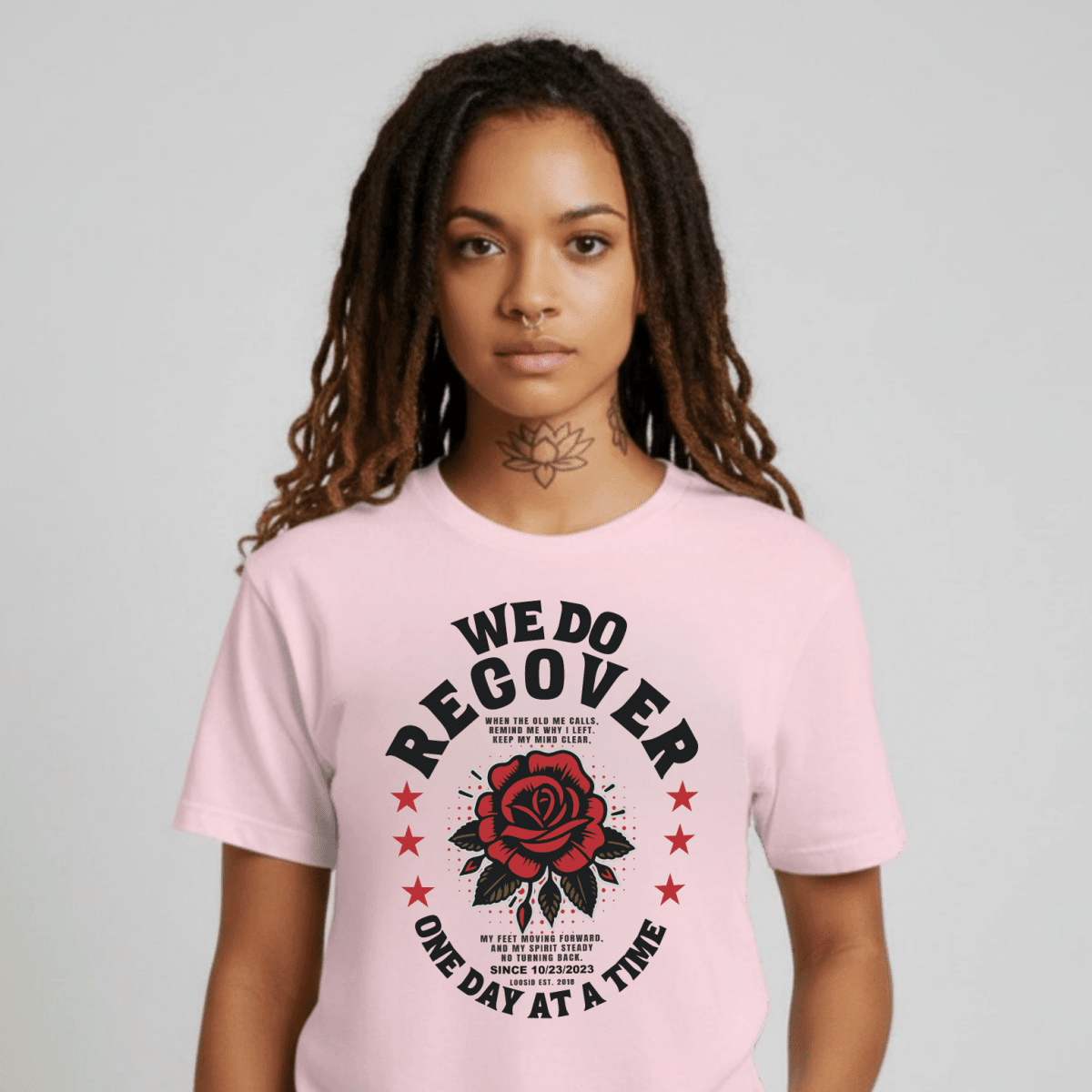 We Do Recover Sober T Shirt featuring the design (view 21)
