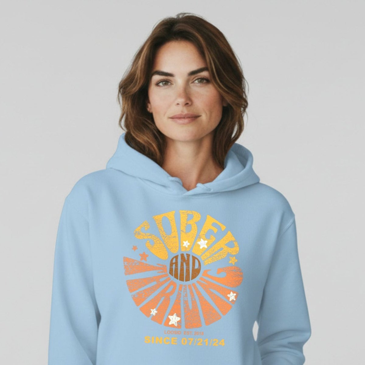 Sober & Thriving Women's Personalized Hoodie