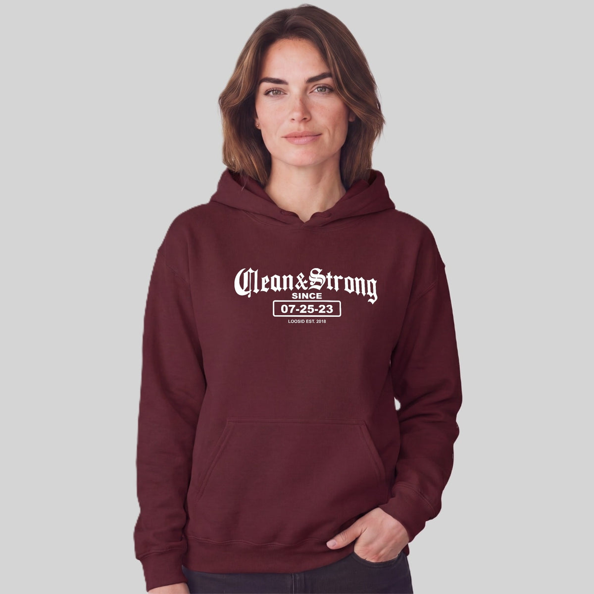 Recovery Hoodie | Women's Old School Clean & Strong