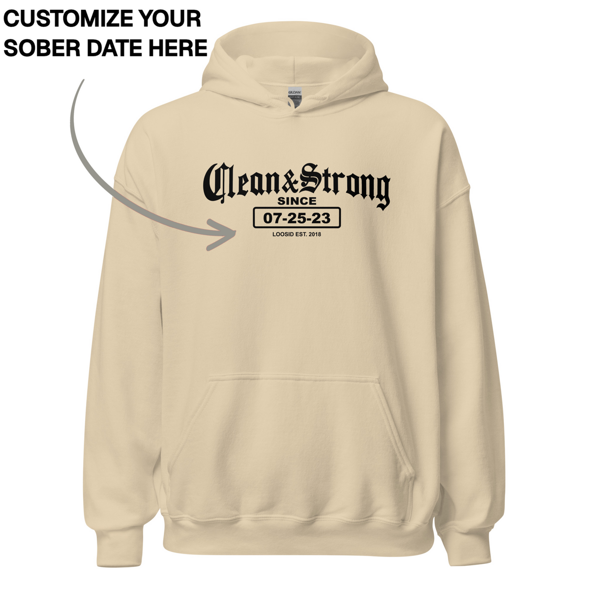 Recovery Hoodie | Women's Old School Clean & Strong