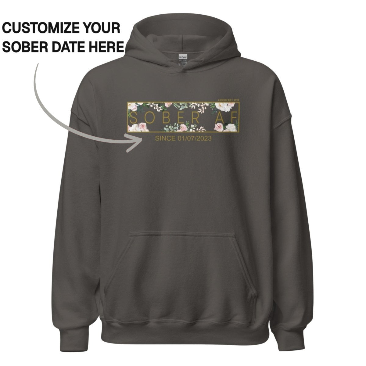 Recovery Hoodie | Women's Sober AF Flower