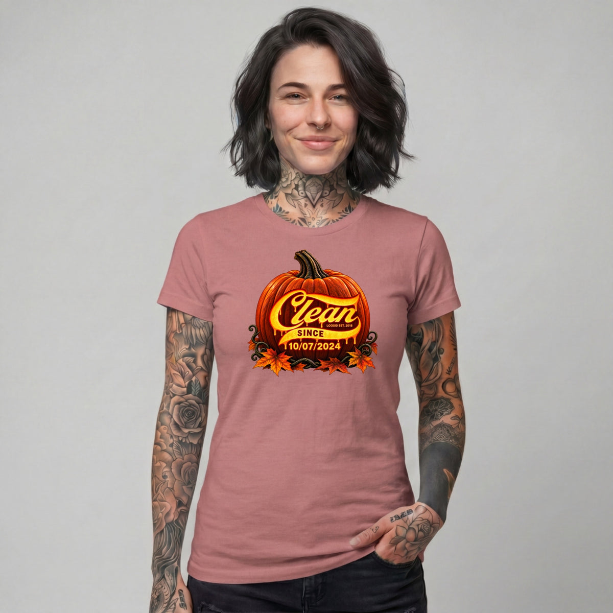 Clean T Shirt | Women's Clean Since Pumpkin