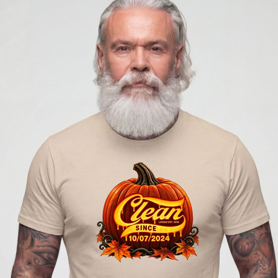 Clean T Shirt | Men's Clean Since Pumpkin