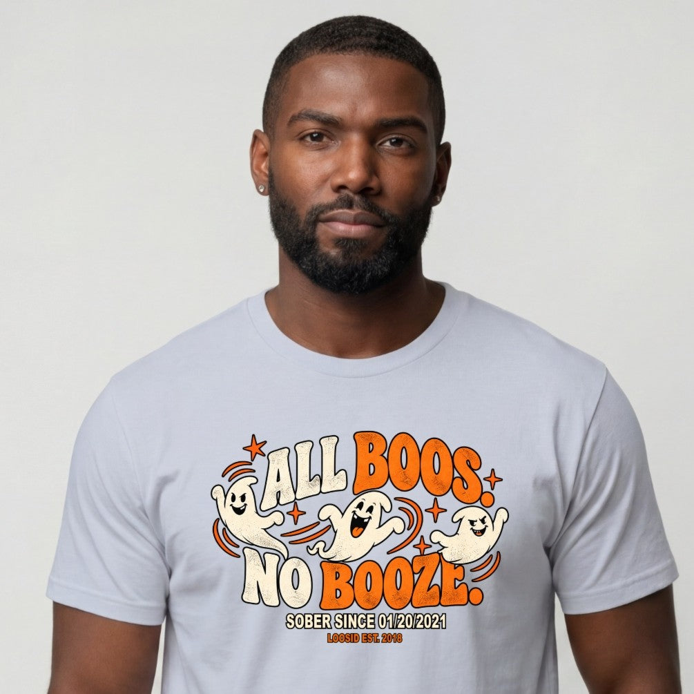 Sober T Shirt | Men's All Boos No Booze