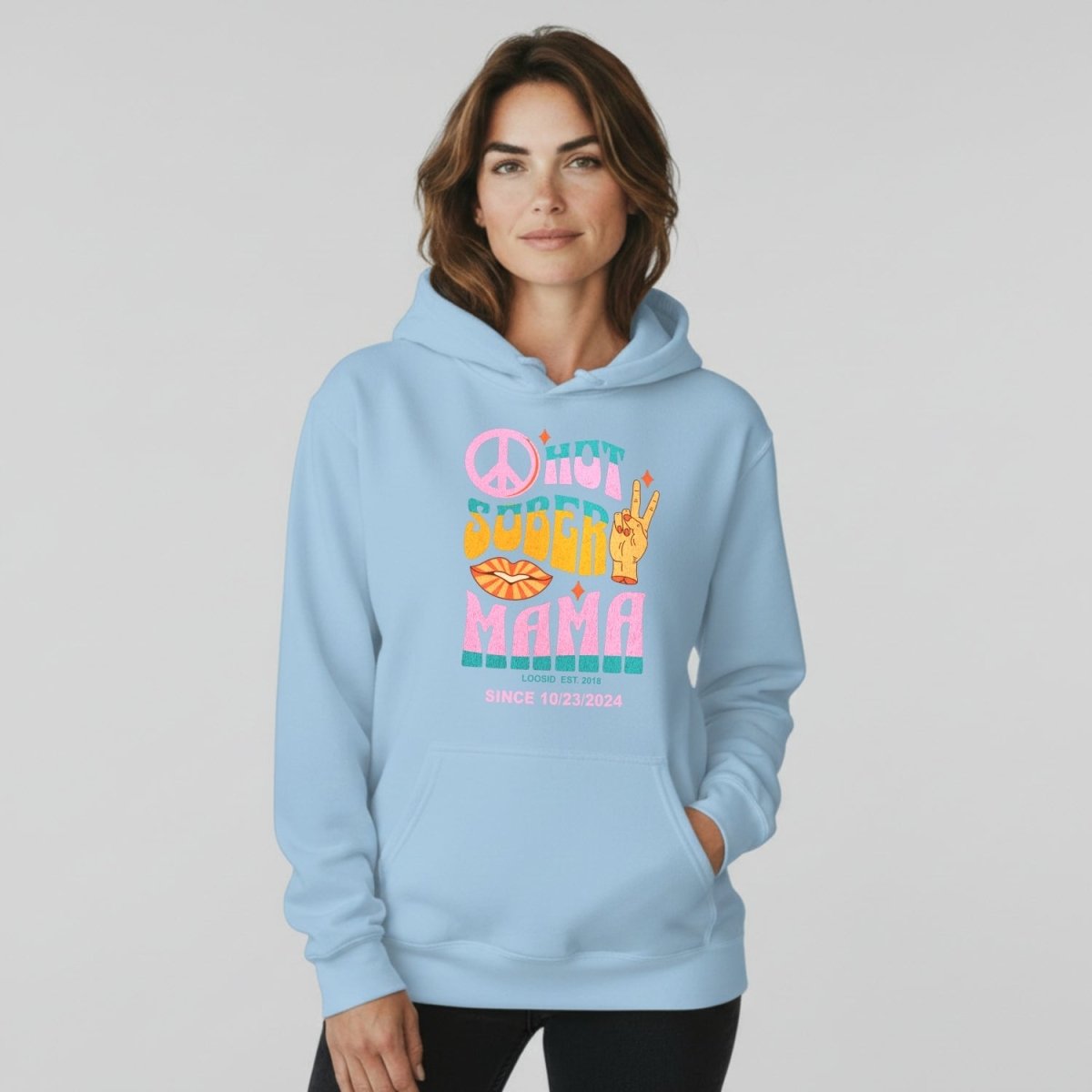 Hot Sober Mama Personalized Hoodie