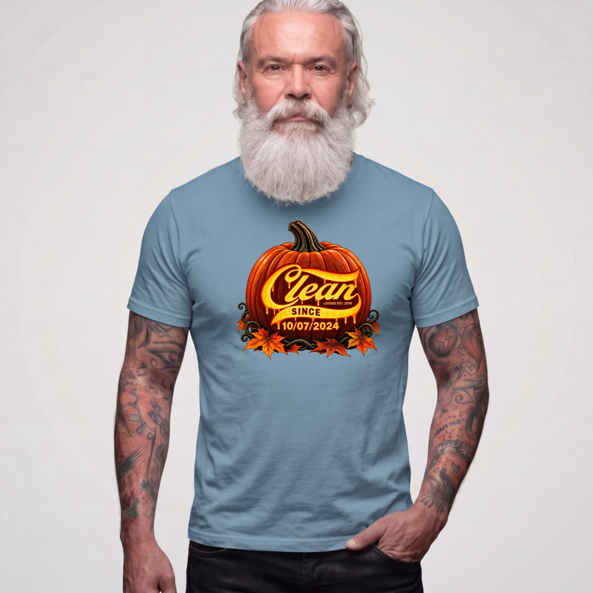 Clean T Shirt | Men's Clean Since Pumpkin