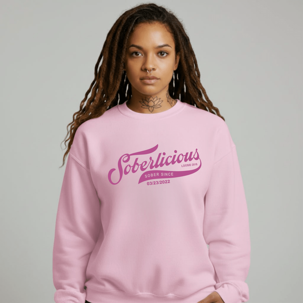 Soberlicious Recovery Hoodie lifestyle view (view 25)