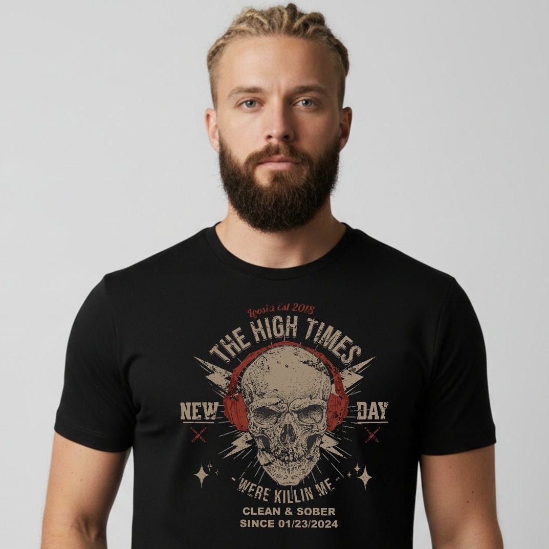 High Times Sober T Shirt close-up view (view 2)