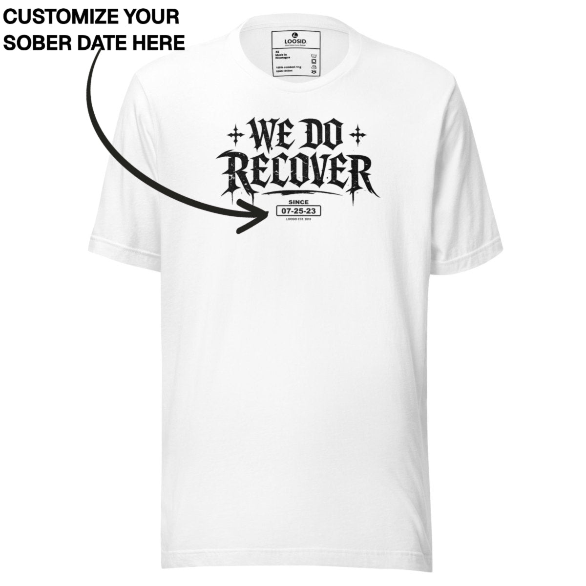 Sober T Shirt | Men's We Do Recover Stand Together