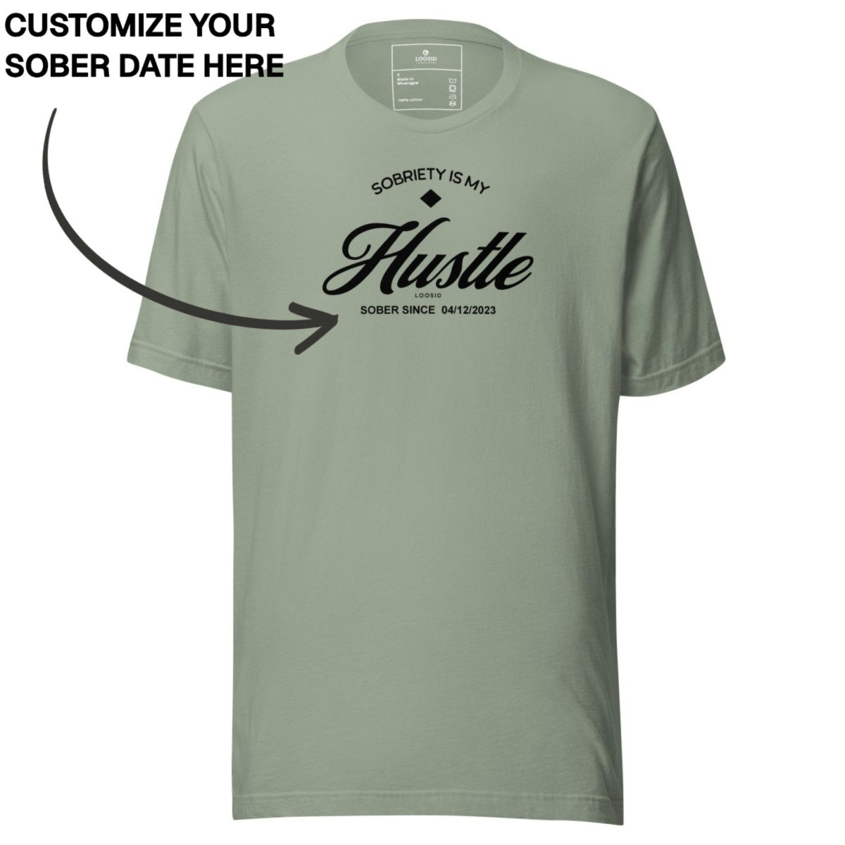 Sober T Shirt | Women's Sobriety is My Hustle