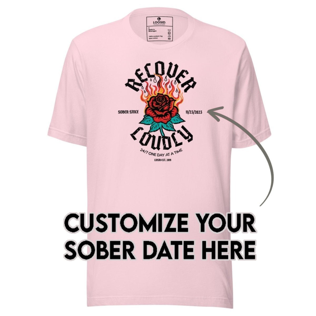Sober T Shirt | Women's Recover Loudly